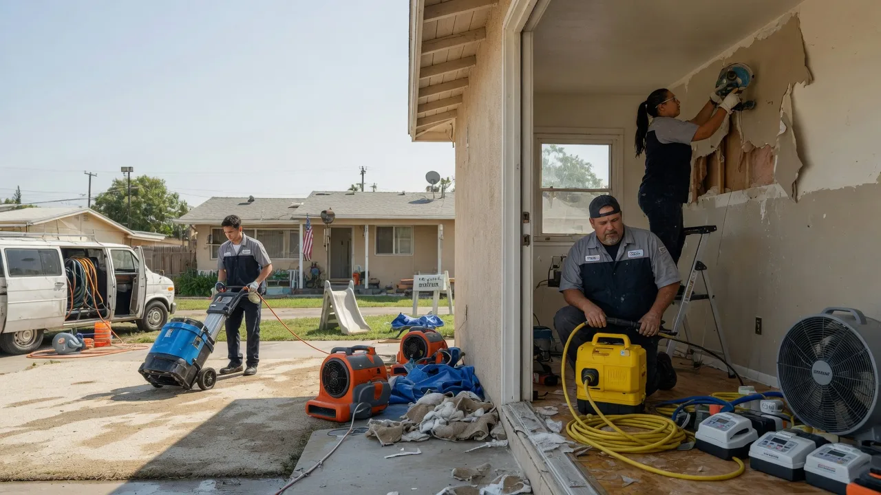 Water Damage Restoration in Canyon Dam, CA near me